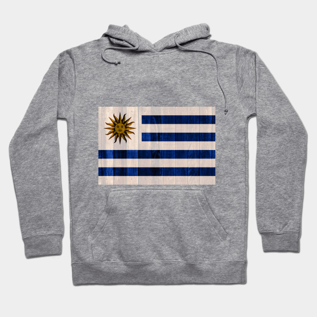 Flag of Uruguay - Wood